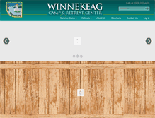 Tablet Screenshot of campwinnekeag.com